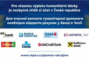 Informace o humanitární dávce pro občany z Ukrajiny