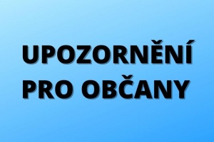 Odnětí působnosti obecného stavebního úřadu OÚ Sokolnice ke dni 31.08.2023