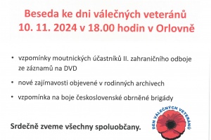 Beseda ke dni válečných veteránů 