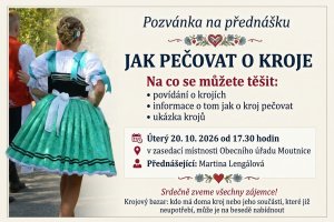 Přednáška Jak pečovat o kroje